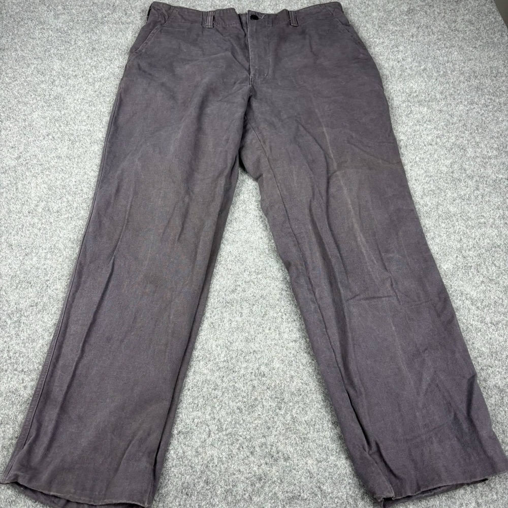 Vintage Rattlers Brand Pants Men's 36x32 Gray Made In USA‎ Workwear Outdoor 90s